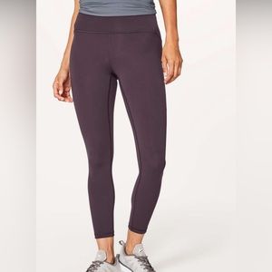 Lululemon Train Times‎ 7/8 pants Size 4 color Pelt “25”